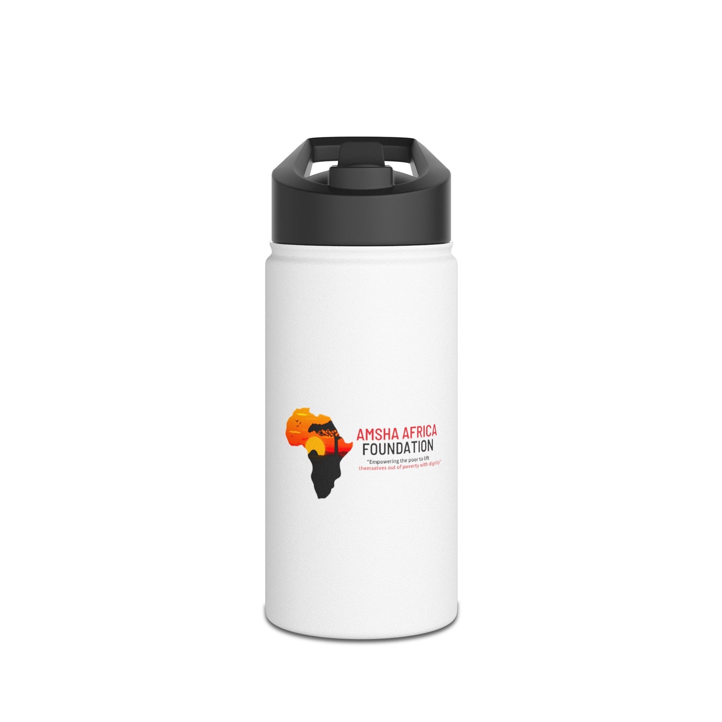 Stainless Steel Water Bottle, Standard Lid